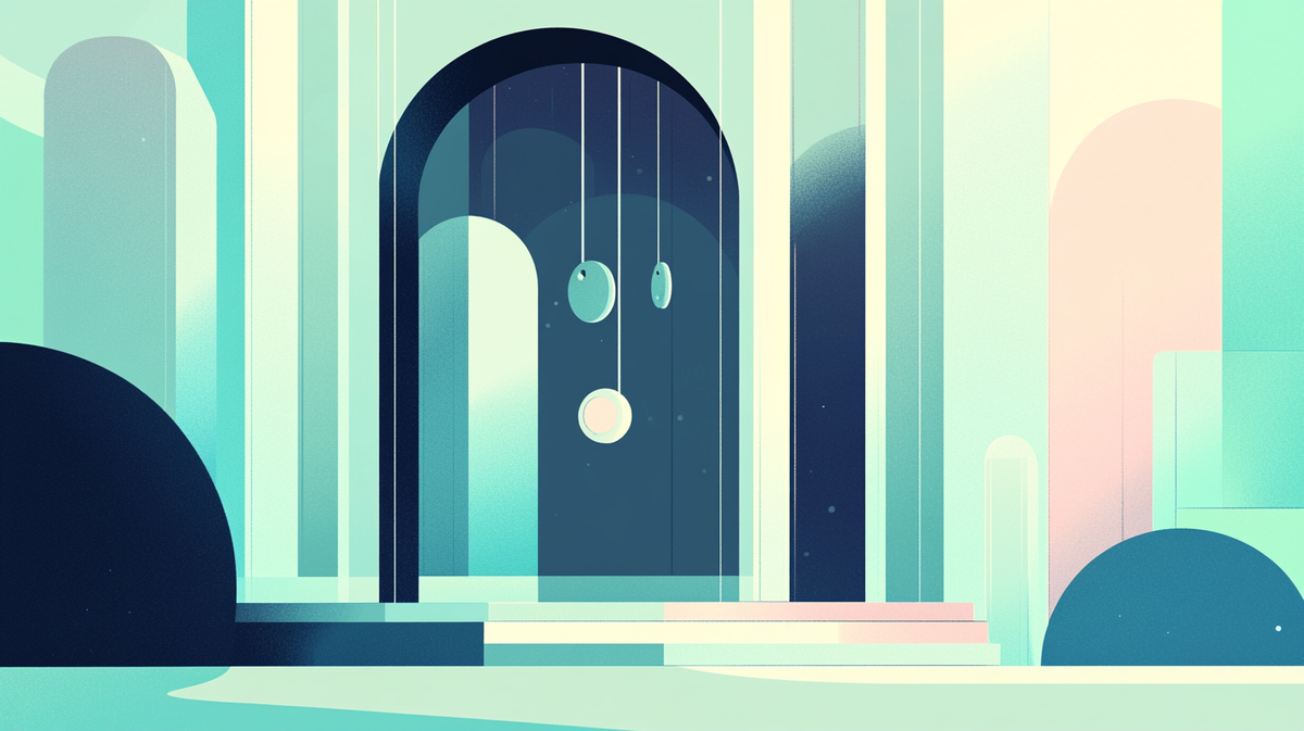 Geometric vault with a luminous time-lock mechanism